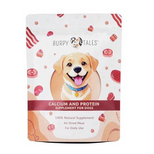 Calcium supplements for bone health support strong bones, teeth. ideal for growing puppy pregnant/lactating dogs,& senior pets overall bone health