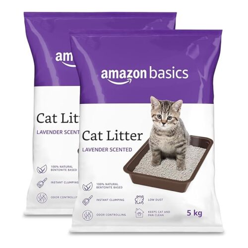 Clumping cat litter is a highly absorbent material used in litter boxes to control odors and moisture. Available in clumping
