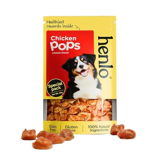 Chicken Pops Dog Treats for healthy training rewards and daily snacks for dogs