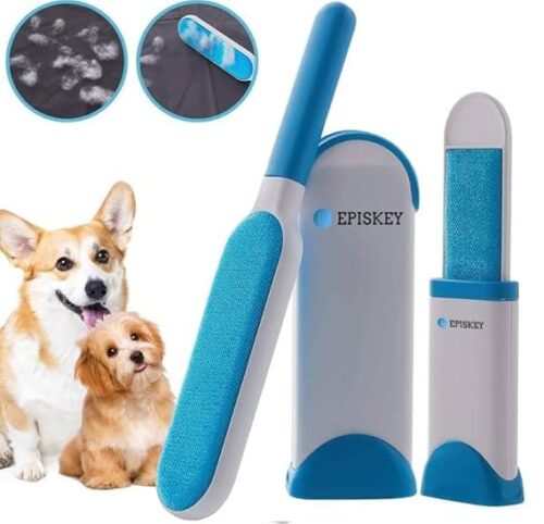 Lint remover tool is a handy tool used to remove pet hair, lint, and fuzz from clothes, furniture, and fabrics, reusable keeps surfaces clean& hair-free.