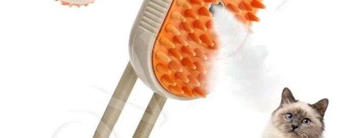 steam brush for dogs ensures clean, healthy coats and reduces stress for pets