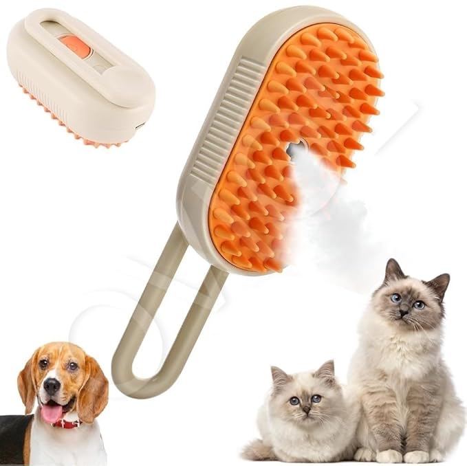 steam brush for dogs ensures clean, healthy coats and reduces stress for pets