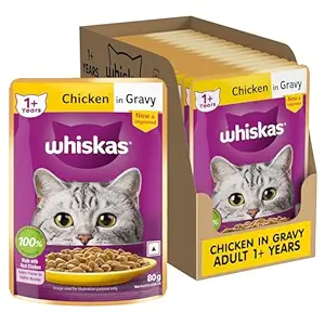 High quality wet cat food chicken gravy is a protein-rich, tasty meal supports muscle health& keeps cat energized, soft texture and high moisture .