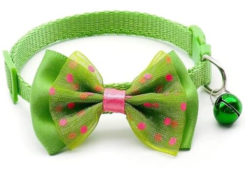 collar for cats green